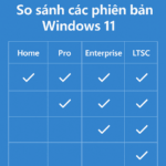 So sánh Windows 11: Home, Pro, Enterprise, LTSC