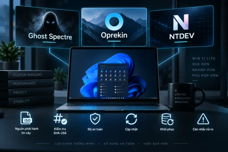 Ghost Spectre, Oprekin hay NTDEV: bản Win 11 Lite nào đáng tin cậy hơn?