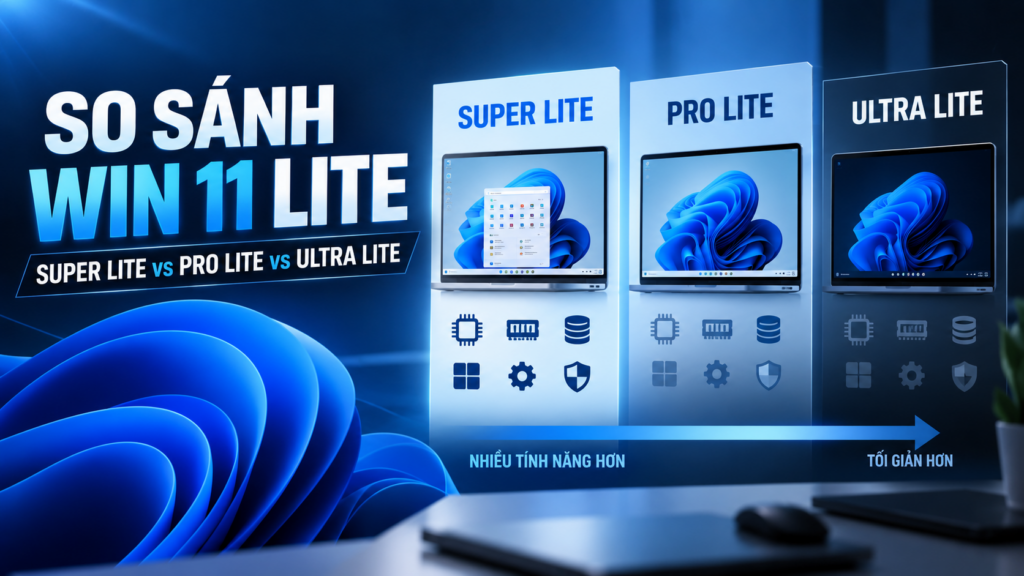 So sánh các bản lite